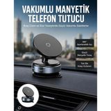 Çok Yönlü Döner Başlıklı Vakumlu Araç Telefon Standı – Sert Yollarda Stabil Kullanım Yen - Renkli