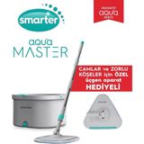 Çok Yönlü Temizlik Seti, Mop, Paspas, Cam Sileceği ve Üçgen Aparat - Mercan - Seçenek 1