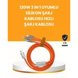 Çoklu Cihaz Dostu 120 W Hızlı Şarj Kablosu – Tek Kablo İle Her Cihaz Elinizin Altında Mir54528415
