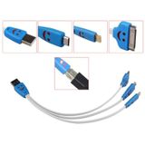 Çoklu Işıklı Usb Şarj Data Kablo Micro Usb (533633230) kirmizi