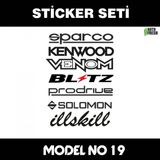 Coklu Marka Kalite - Sticker Araba Cam Bagaj Uyumlu Et,Ket Kask Motosiklet Dolap Cam Uyumlu Yapiskan