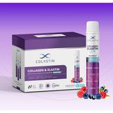 Colastin Multiplus 30 Shot · 5000 Mg Hidrolize Kolajen ve 200 Mg Elastin · Saç, Cilt, Tırnak ve Vücut · Orman Meyveleri