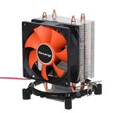 Cold Ice 65 Intel AMD Uyumlu Bakır Borulu Alüminyum Heatsinkli CPU Soğutucu İşlemci Fanı