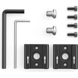 Cold Shoe Mount Hot Shoe Adapter With 1/4'' Thread For Camera Cage Flash LED Monitor Mount (2 Pack) - Çok Renkli