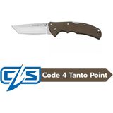 Cold Steel Code 4 Tanto Point Bıçak (CS-58PT) - Kahverengi