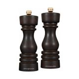 Cole & Mason H233080 London Çikolata Renkli Ahşap Tuz ve Biber Değirmenleri 180MM