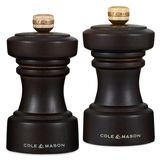 Cole & Mason Hoxton Çikolata Renkli Tuz ve Biber Değirmenleri 104mm