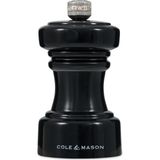 Cole & Mason Hoxton Parlak Siyah 104 mm Tuz Değirmeni