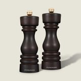 Cole & Mason London Çikolata Renkli Ahşap 180 mm Tuz ve Biber Değirmenleri