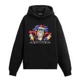 Colermi DJ Noel Baba Kapüşonlu Sweatshirt | Pamuk kumaş; rahat kesim; DJ Noel Baba illüstrasyonu; pikap ve neon gözlük detayları; yılbaşı müzik teması