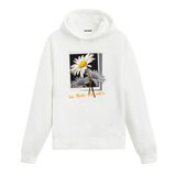 Colermi No More Excuses Kapüşonlu Sweatshirt | Pamuk kumaş; rahat kesim; papatya çerçeve illüstrasyonu ve "No More Excuses" yazısı göğüste