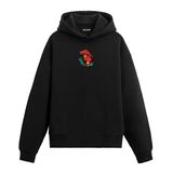 Colermi Orman Mantarı Kapüşonlu Sweatshirt | Pamuk kumaş; rahat kesim; kırmızı şapkalı orman mantarı illüstrasyonu göğüste