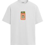 Colermi Retro Sardalya Tişört - Gri - L - XL