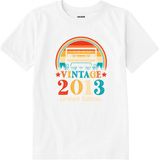 Colermi Vintage Tişört - 2013 Mixtape Tasarım - Beyaz
