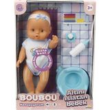 Colezium 2030121 Sunman, Boubou Altını Islatan ve Konuşan Bebek Seti 30 cm