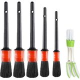 Colezium 6 Parça Araç Detaylı Temizlik Fırçası Iç Dış Temizlik Fırça Seti