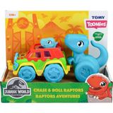 Colezium 73251 Tomy - Jurassic World Dino ve Renkli Araç +12 Ay