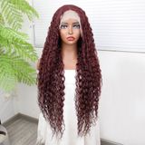 Colezium Afro Dalga Kızıl Kahve Fiber Sen Tül Peruk