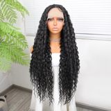Colezium Afro Dalga Siyah Fiber Sen Tül Peruk