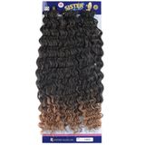 Colezium Afro Dalgası / Siyah Karamel Ombreli T1B/27