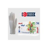 colezium Beybi Vinyl M Vinil Pudrasız Muayene Eldiven 100'lük Kutu(CLZ)