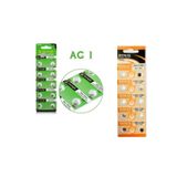 colezium Buton Pil - Saat Lazer Hesap Makinesi Pili 10lu Paket AG1 LR621/LR60 1.55V