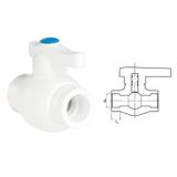colezium Ege Yıldız PPRC 40 mm Küresel Vana Gri Banyo Tesisatı G39CLZ202-374644