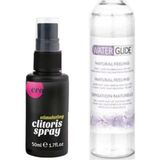 Colezium Ero Clitoris Kadınlara Özel Sprey 50 Ml+Waterglide Lubricant 400ML