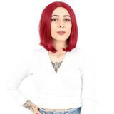Colezium Fiber Sen Peruk Perçemsiz Kısa Düz / Kızıl