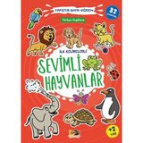 Colezium Ilk Kelimelerle Sevimli Hayvanlar Yapıştır-Boya-Öğren - 1 Adet