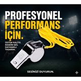 Colezium Metal Ipli Hakem Deprem Düdüğü (24'lü)