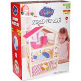 Colezium ONY-398 Büyük Ahşap Ev Seti -Onyıl Oyuncak