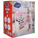 Colezium ONY-408 Ahşap Mutfak Seti -Onyıl Oyuncak - (DipCamo)Charcoal-White