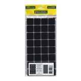 colezium Pacific 6025 BL Yapışkanlı Keçe 25 mm X 25 mm Siyah
