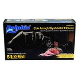 colezium Pudrasız Siyah Nitril Eldiven Küçük Boy (S) 100 Lü Paket