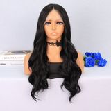 Colezium Siyah Su Dalgalı Tül Peruk