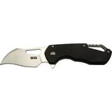 Colezium Sog Isonzo 1396BK Siyah Kamp Çakı 18CM - Yarı Otomatik, Kemerlikli, Kutulu