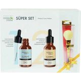 Colezium Süper Set Superserum Aha- Peeling 30 ml + Saf Vitamin C 30 ml + Hediye Makyaj Fırçası
