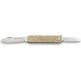 Colezium Sürbısa 61804 Pirinç Işlemeli Sürmene Çakısı 5,5 / 3,5 cm - Çift Bıçaklı