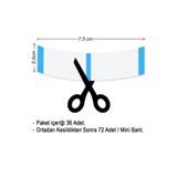 colezium Ultra/Hold Mini's Protez Bandı 36 Adet / 72 Tabs Diğer Saç Aksesuarları P322177S2006