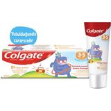 Colgate 3-5 Yaş Portakal Aromalı Florürsüz Çocuk Diş Macunu 60 ml 4 Adet