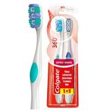 Colgate 360 Optik Beyaz Orta Diş Fırçası 1+1 (4'Li Paket)