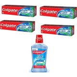 Colgate 3'lü Etki Nane Ferahlığı 4x50 ml +Colgate 500 ml + Etki Ağız Bakım Suyu