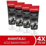 Colgate 4x75 ml Charcoal Clean Diş Macunu