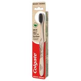 COLGATE Bambu diş fırçası karbon fırçalı – orta diş fırçası – biyolojik olarak çözünebilir bambu sap, %100 doğal – sağlıklı bir ağız sağlığını destekler.