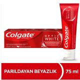Colgate Beyazlık Paketi Optic White Parıldayan Beyazlık Beyazlatıcı 2x75 ml Diş Macunu