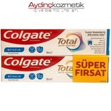 Colgate Diş Macunu 50 ml 2'li Total Beyazlık - 12 Adet