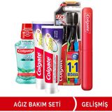 Colgate Gelişmiş Ağız Bakım Seti – 5 Ürünle Etkili Diş ve Ağız Temizliği, Ferah Nefes ve Sağlıklı Gülüş