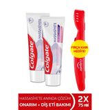 Colgate Hassasiyete Anında Çözüm Onarım ve Diş Eti Bakımı Diş Macunu 75 ml x2 Adet Ağız Bakımı Ağız Hijyeni