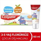 Colgate Kids Portakal Aromalı Florürsüz 3-5 Yaş 60 ml Diş Macunu